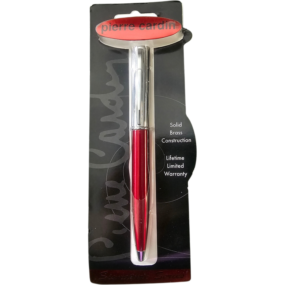 Pierre Cardin Vintage New Sealed Ballpoint Choose One Red Black Blue Silver Pen